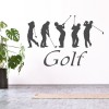 Golfers Golf Sports Wall Sticker