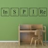 Inspire Periodic Table Science Classroom Wall Sticker