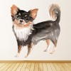 Long Haired Chihuahua Dog Kennels Grooming Wall Sticker