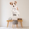 Wire Haired Jack Russell Dog Kennels Grooming Wall Sticker
