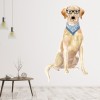 Labrador Retriever & Scarf Dog Kennels Grooming Wall Sticker