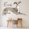 Personalised Name Italian Greyhound Dog Wall Sticker