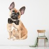 French Bulldog With Bowtie Dog Kennels Grooming Wall Sticker