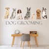 Dog Grooming Dogs Kennels Wall Sticker