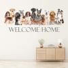 Personalised Text Dog Pet Grooming Salon Wall Sticker