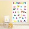 The Alphabet Colourful Classroom School Decor Wall Sticker
