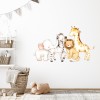Baby Safari Animals Childrens Nursery Wall Sticker