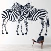 Two Zebra Safari Animals Wall Sticker
