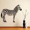 Standing Zebra Safari Animals Wall Sticker