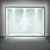 Christmas Snowflake Frosted Window Sticker