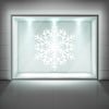 Christmas Snowflake Festive Frosted Window Sticker