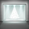 Christmas Trees Frosted Window Sticker