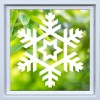 Christmas Snowflake Star Design Window Sticker