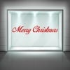 Merry Christmas Text Window Sticker