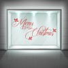 Merry Christmas Festive Holly Window Sticker