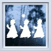 Three Kings Nativity Christmas Window Sticker