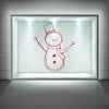 Snowman Christmas Character Window Sticker