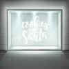Cookies For Santa Christmas Frosted Window Sticker