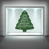 Believe Christmas Tree Quote Window Sticker