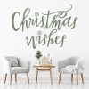 Christmas Wishes Festive Quote Wall Sticker