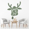 Season Of Joy Reindeer Design Christmas Wall Sticker