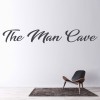The Man Cave Text Wall Sticker