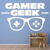 Gamer Geek Man Cave Wall Sticker
