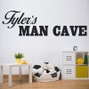 Personalised Name Man Cave Wall Sticker