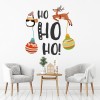 Ho Ho Ho Festive Christmas Wall Sticker