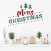 Merry Christmas Festive Quote Wall Sticker