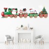 The Santa Express Train Christmas Wall Sticker