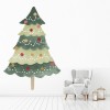 Classic Christmas Tree Festive Seasonal Wall Sticker