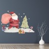Father Christmas Winter Wonderland Wall Sticker