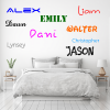 Custom Name Wall Sticker 15 Fonts Available.