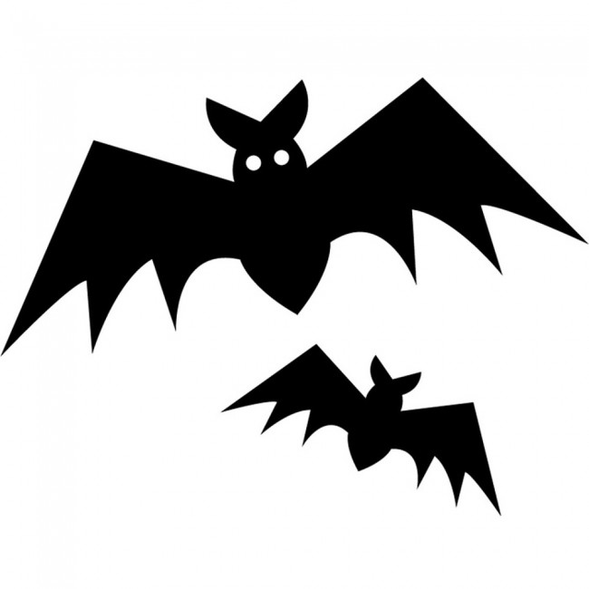 Spooky Bats Halloween Wall Sticker