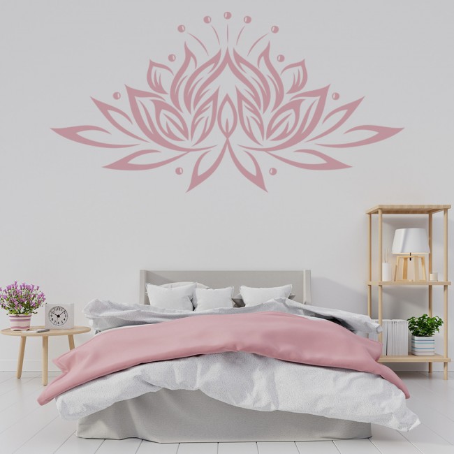 Lotus Flower Floral Wall Sticker
