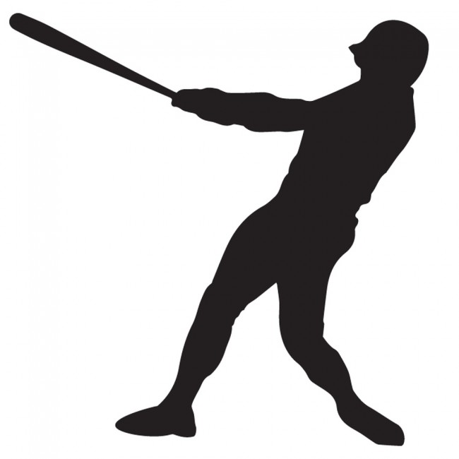Baseball Striker American Sports Wall Sticker