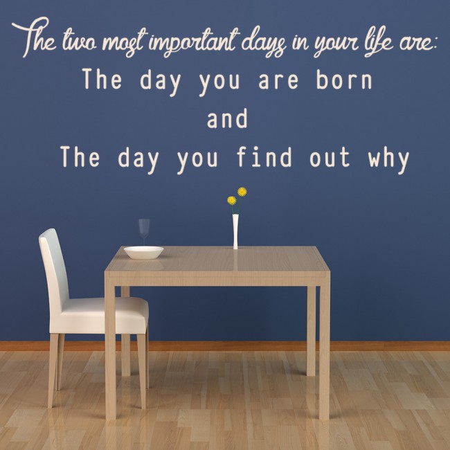 The Day You Were Born Inspirational Quote Wall Decal Sticker WS-34313 