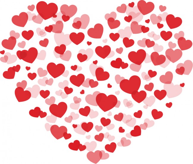 Love Hearts Love Romance Wall Sticker