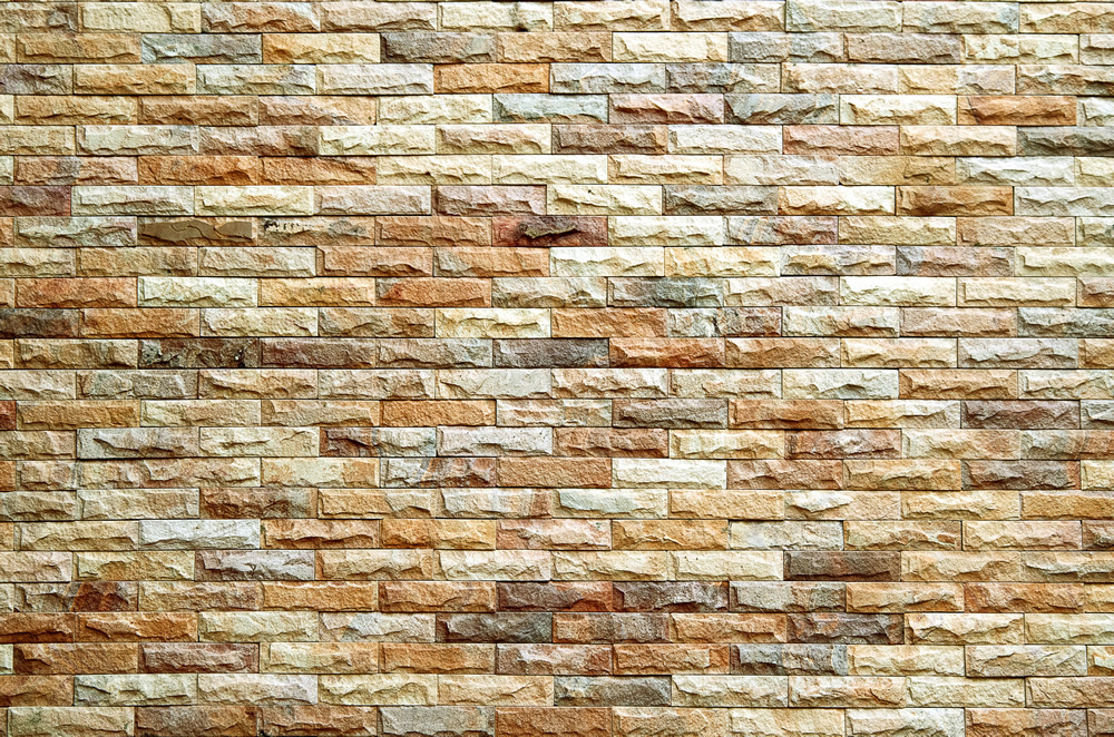 Brickwork Beige  Brick  Texture  Wall  Mural Wallpaper