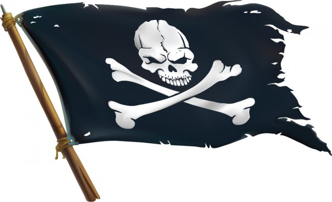 Pirate Flag Kids Wall Sticker