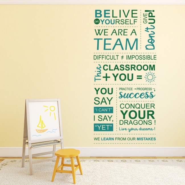 Teamwork Learning Classroom Wall Sticker WS-51597 