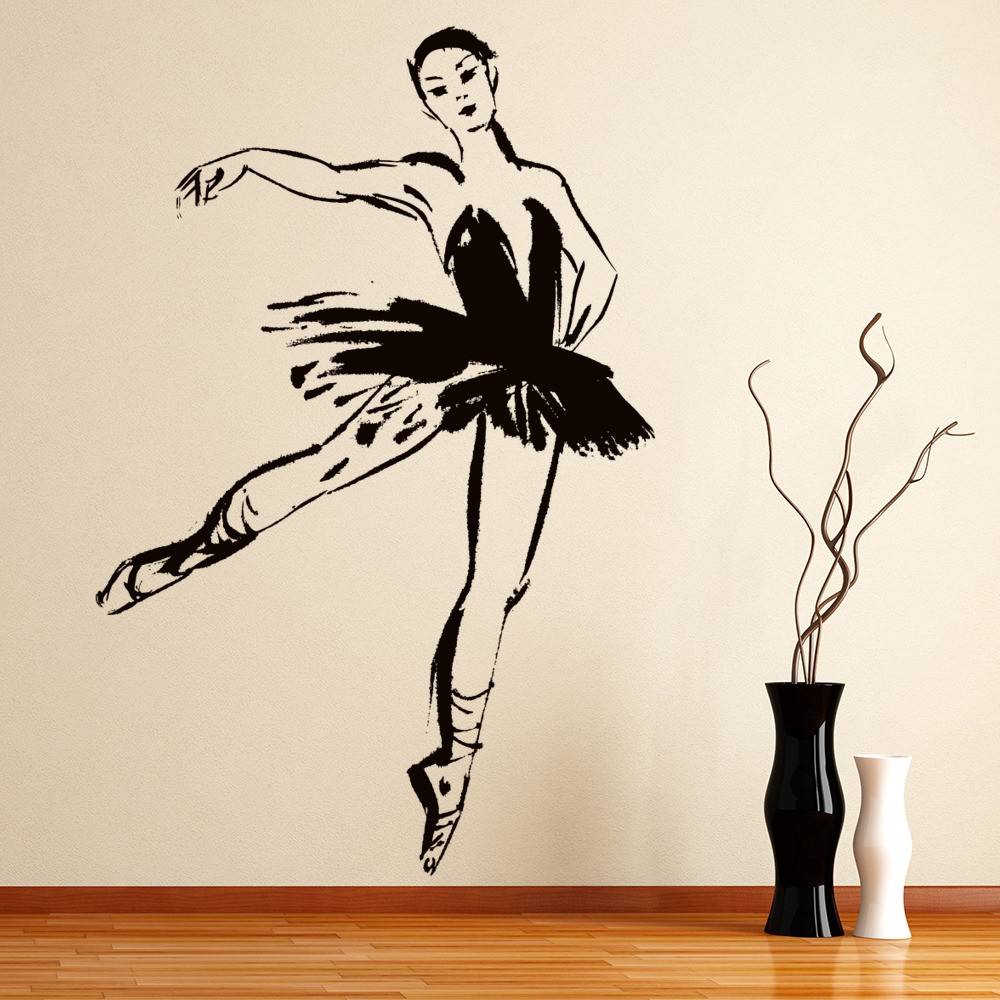 Ballet Dancer Wall  Sticker  Dancer Wall  Art 