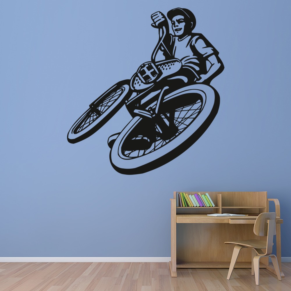 BMX Tricks Wall Stickers Bike Wall Art