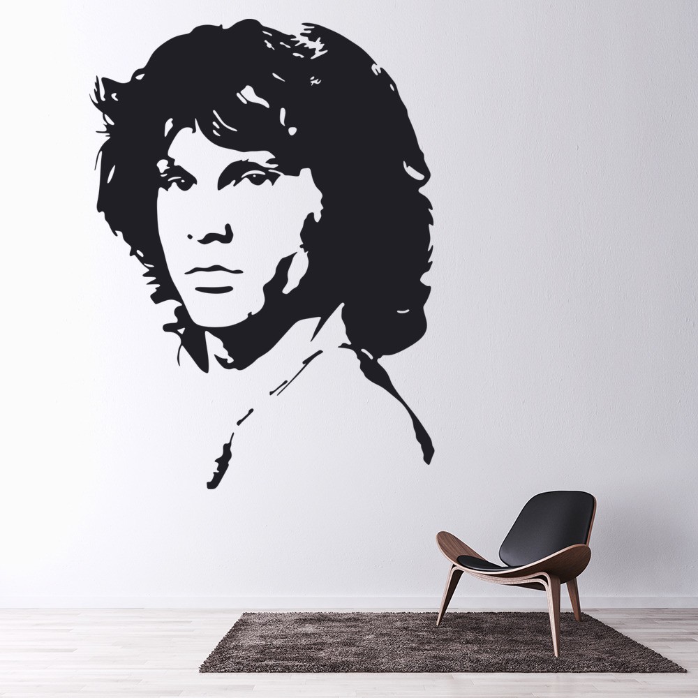 THE DOORS Jim Morrison 5" VINYL 5 1960's STICKER LOT / DECALS Cheap NEW 