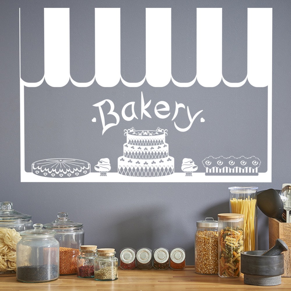 Bakery Shop Wall Sticker Kitchen Wall Decal Cafe Shop Home  