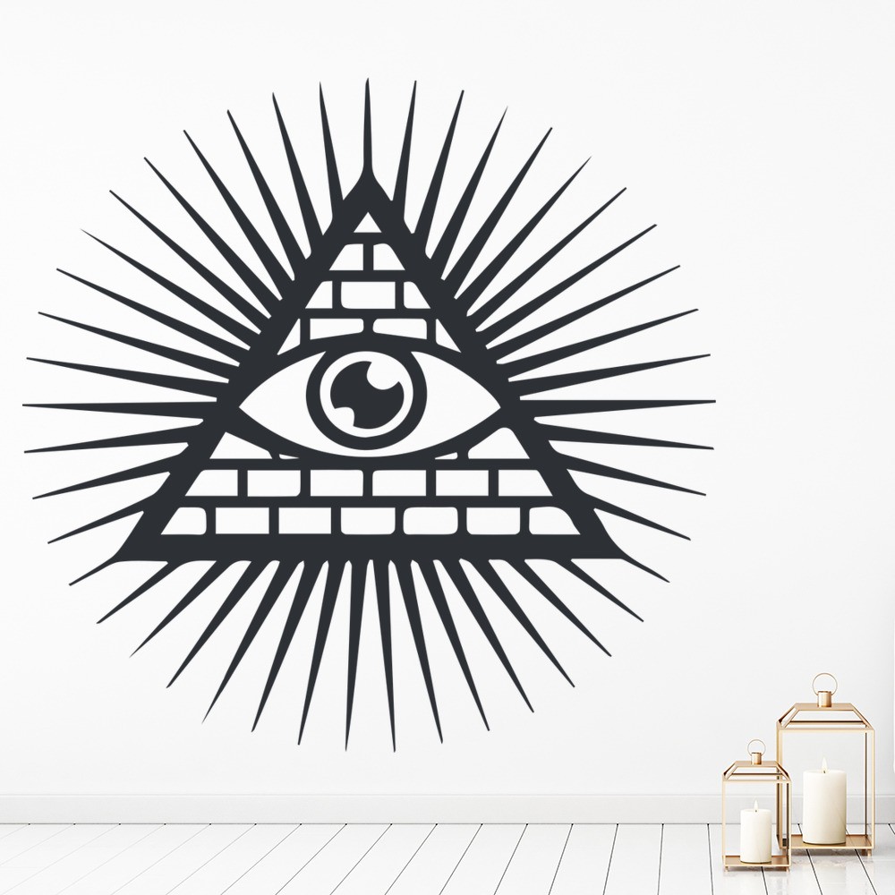 Illuminati Symbol Wall Sticker Decorative Wall Art