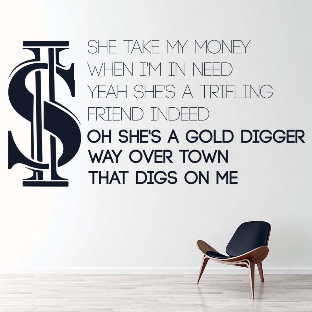 Song Lyrics - Gold Digger - Kanye West - Wattpad