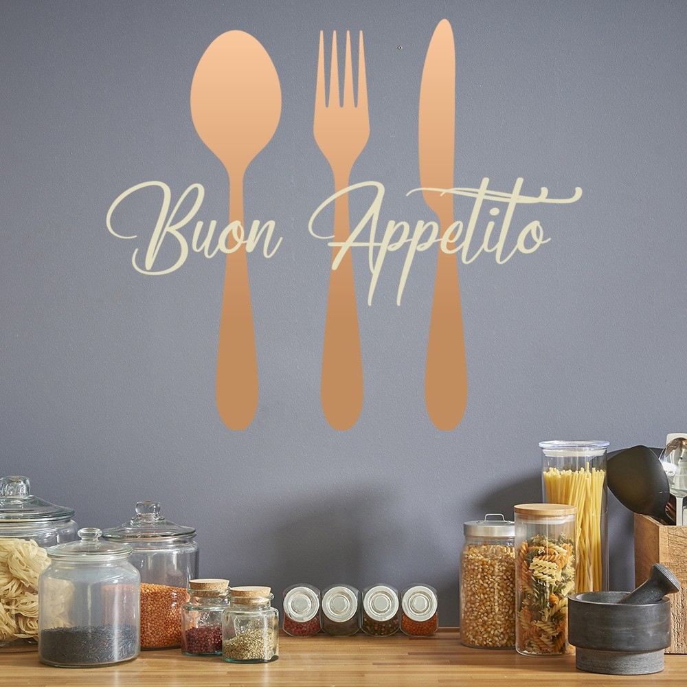 Bon Appetito Dining Kitchen Wall Sticker
