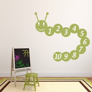 Counting Caterpillar Nursery Wall Sticker WS-41267 